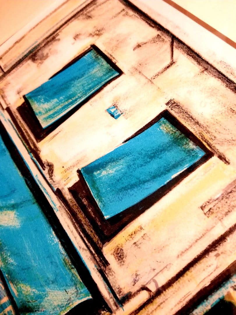 荻須高徳　1982年　パンとケーキの店　リトグラフ　サイン　エディション　記載