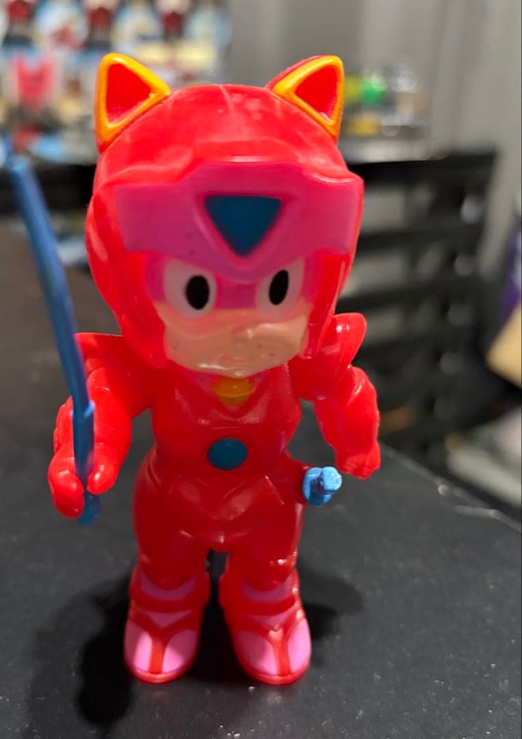 バンダイ 当時物 キャッ党忍伝てやんでえ プルルン フィギュア ソフビ