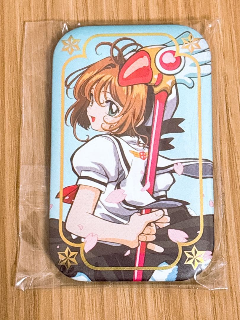 未開封 カードキャプターさくら スクエアカンバッジコレクション 木之本桜 2点