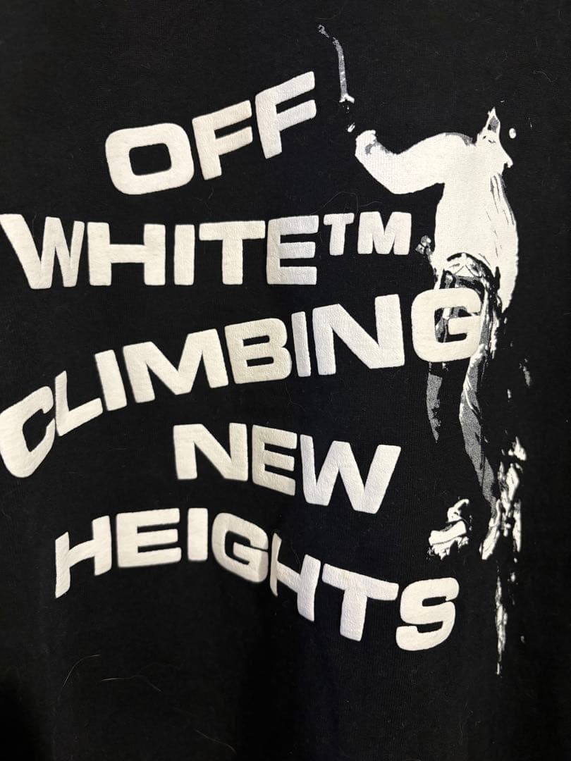 OFF-WHITEオフホワイトCLIMBING NEW HEIGHTS Tシャツ