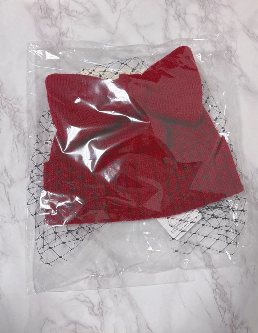 新品 カシラ CA4LA CAT ネコ　猫　猫耳　ニット帽　ビジュー