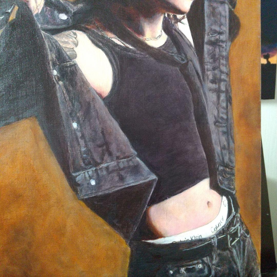 ちょび 油絵 10号 F10