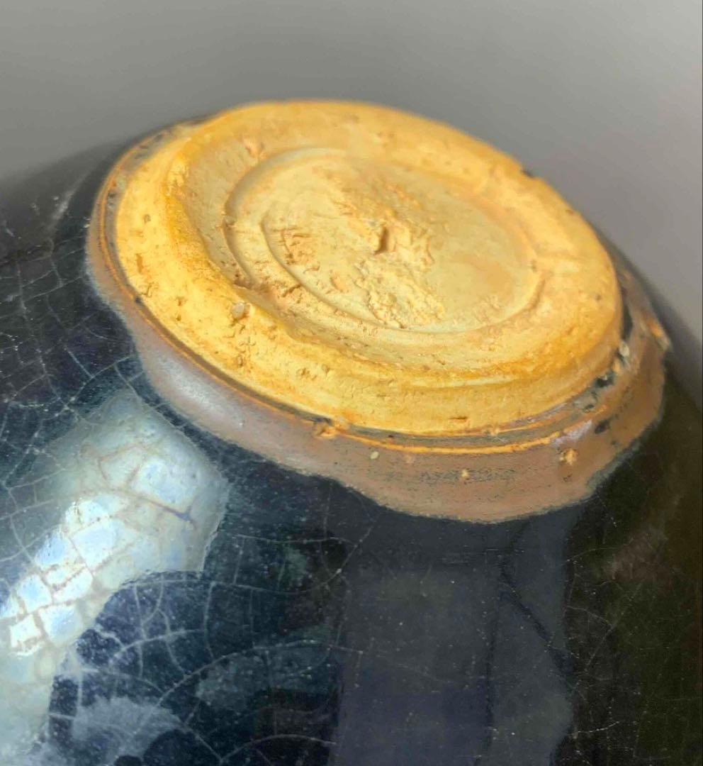 中国 木の葉平茶碗　f12230905