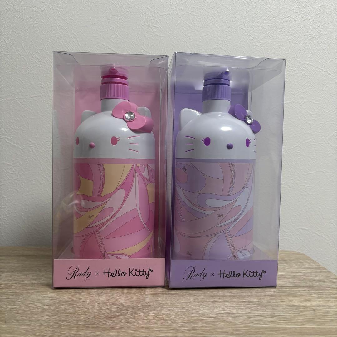 Rady ハローキティ シャンプーボトル2個セット　ピンク　パープル
