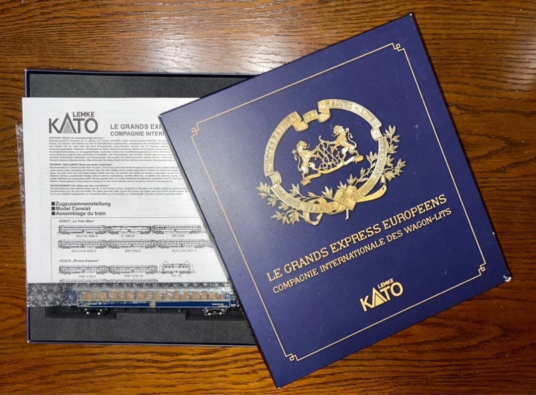 鉄道模型 K23218 Riviera Express 客車4両セット Nゲージ
