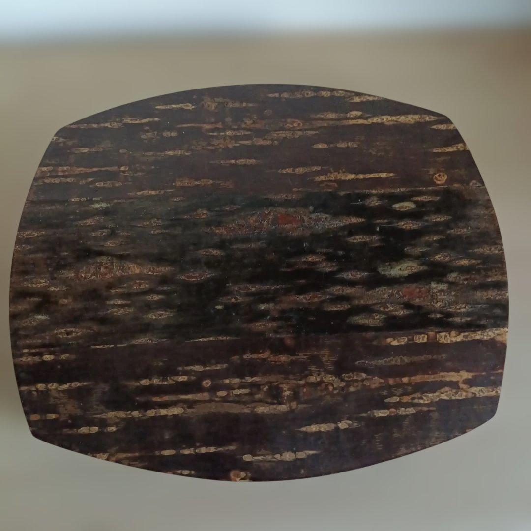 大きい壺　花瓶　焼き物　桜皮細工 の台座付き