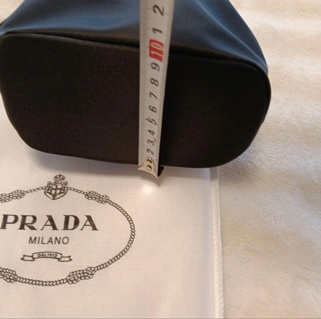 【新品未使用】PRADA プラダ チェーン 巾着バッグ ブラック