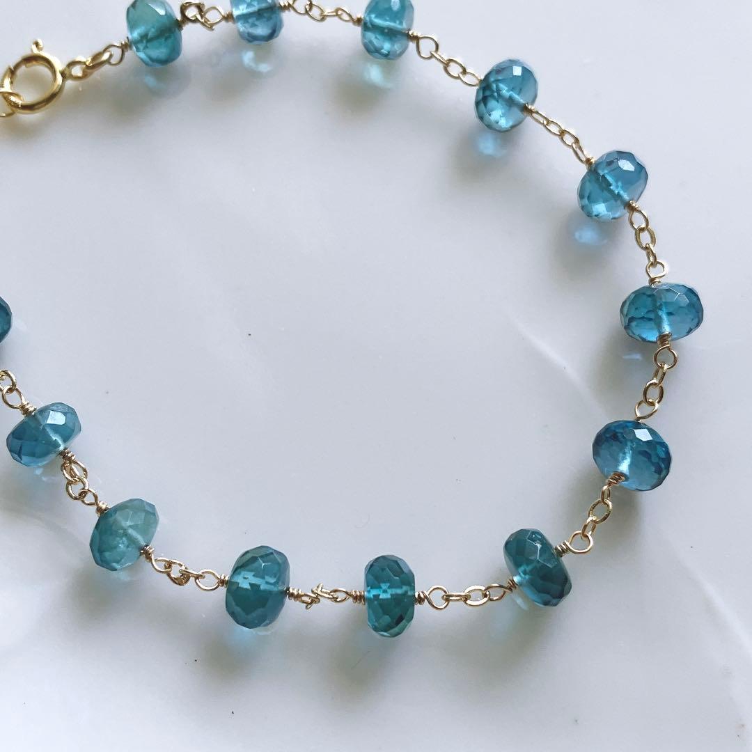 桃色の雲◆ロイヤルブルームーンストーンブレスレット✧14kgf