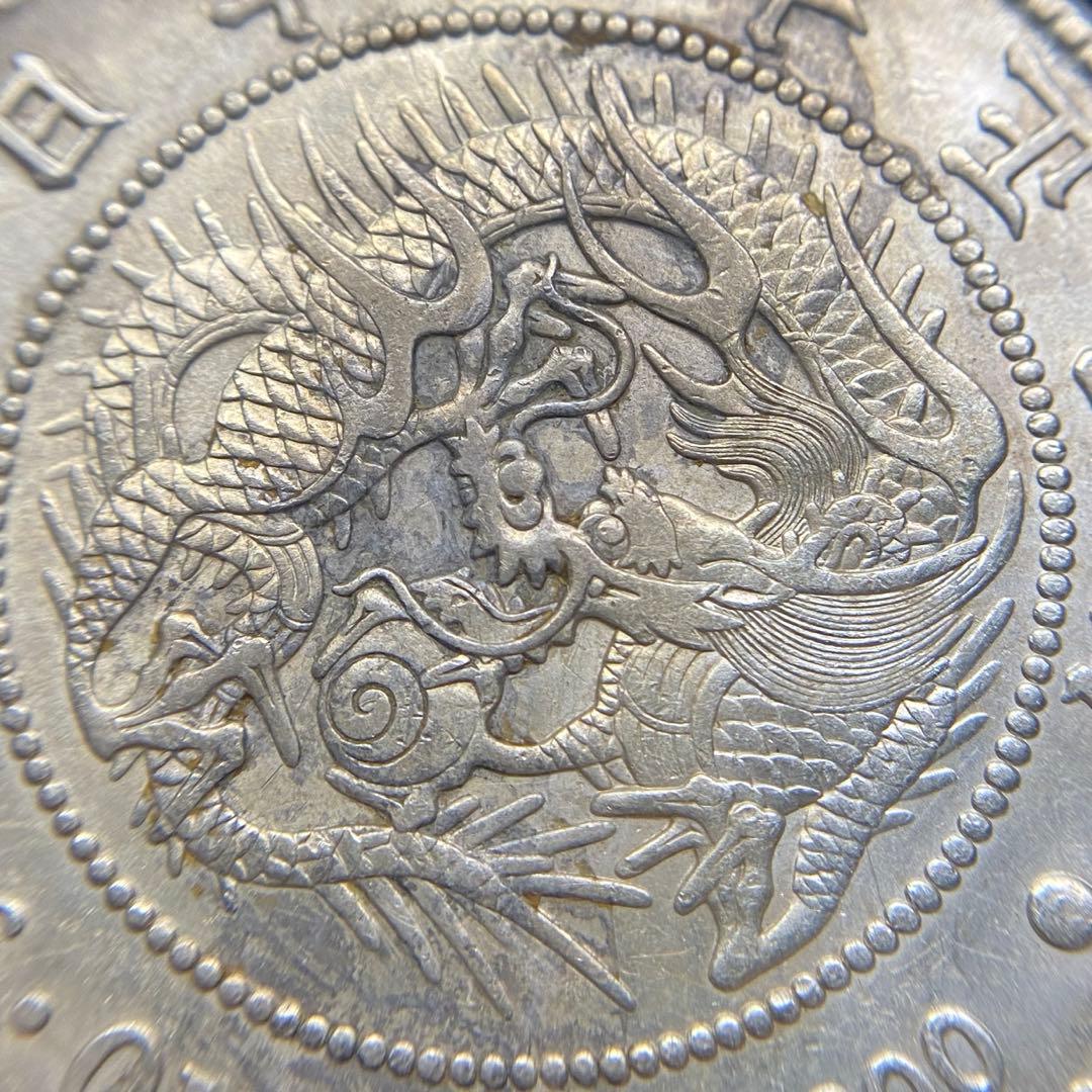 新1円銀貨（小型）　B25　大正3年　1914年　一圓　アンティーク