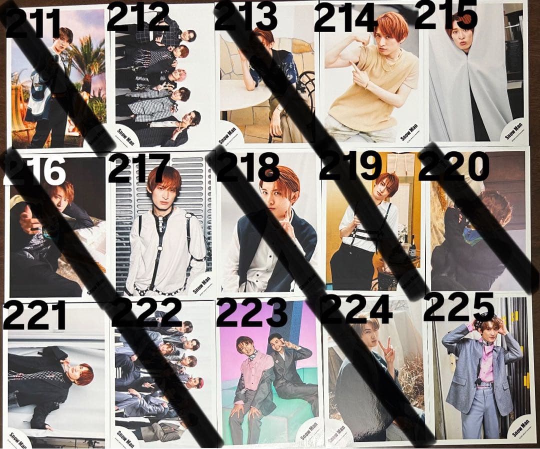 【バラ売り可】 Man 公式写真 201枚