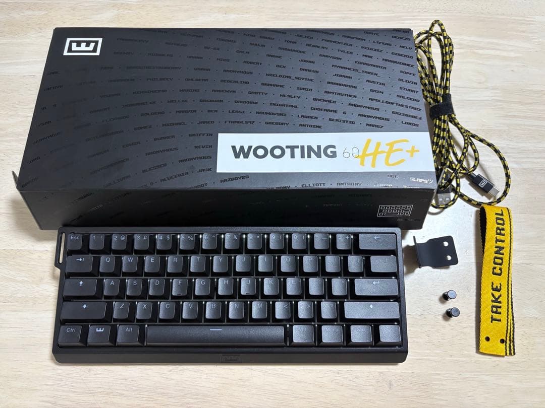 美品　Wooting 60HE+ キーボード 本体