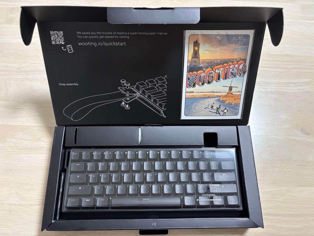 美品　Wooting 60HE+ キーボード 本体