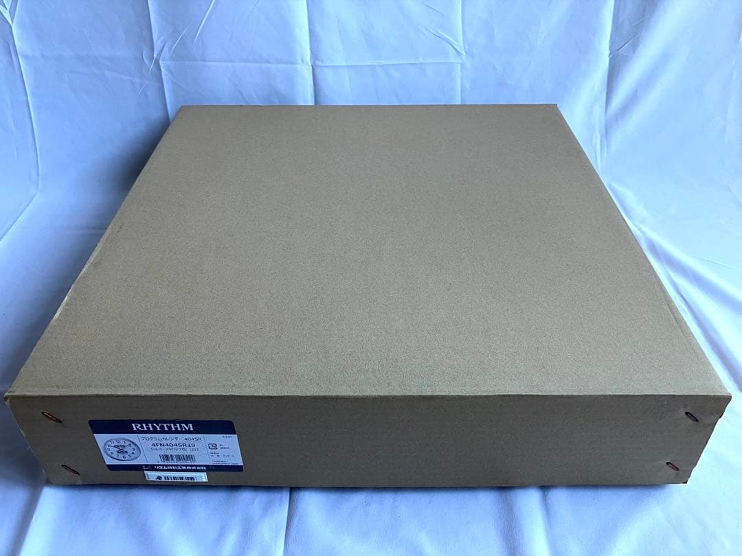 RHYTHM 電波時計 4FN404SR19 温度・湿度モニター付き