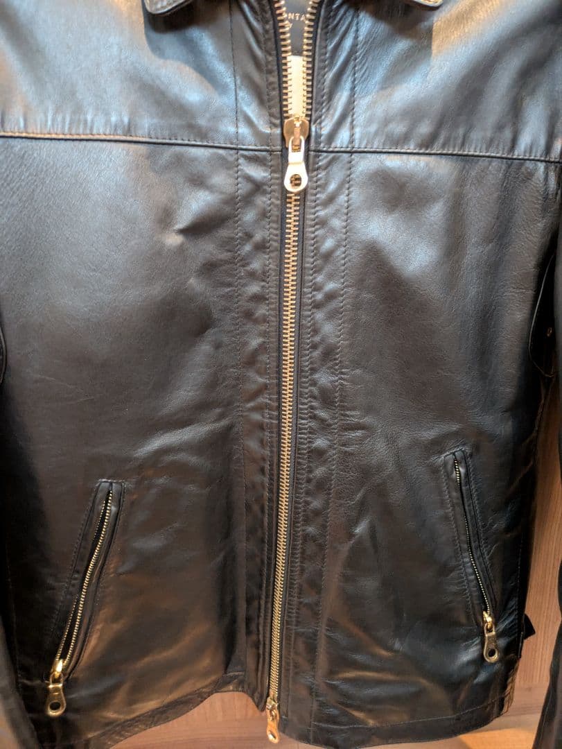 チンクアンタ　ホースレザーライダースジャケット