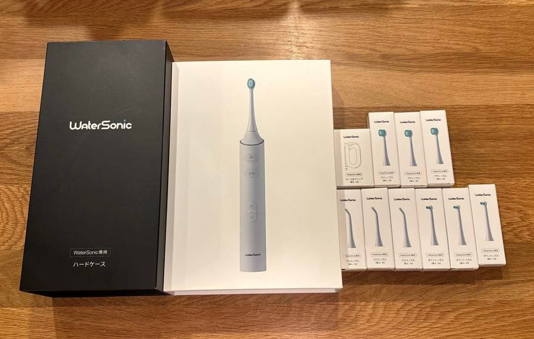 【Water Sonic】ジェット水流&音波振動の同時洗浄★電動歯ブラシ