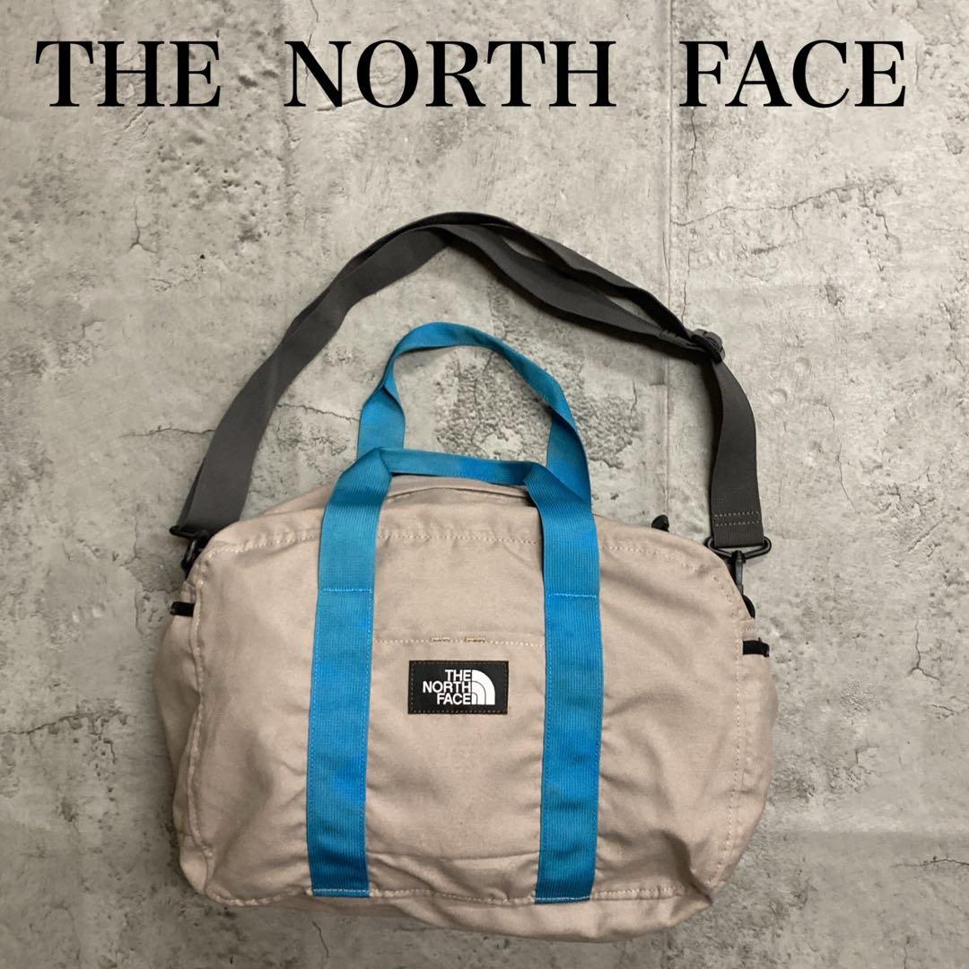 THE NORTH FACE 2way ボストンバッグ　グレー　ショルダーバッグ