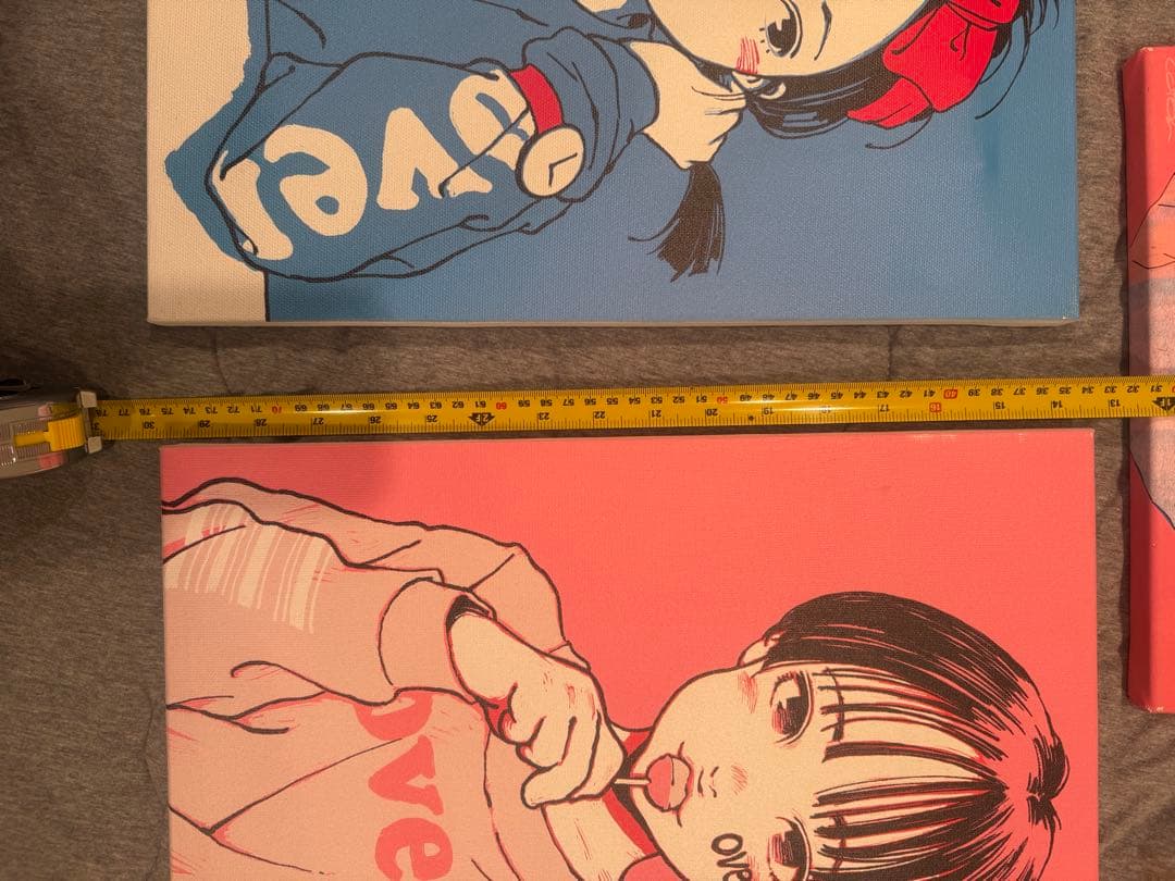 古塔つみ OVERPRIN キャンパス作品　アート