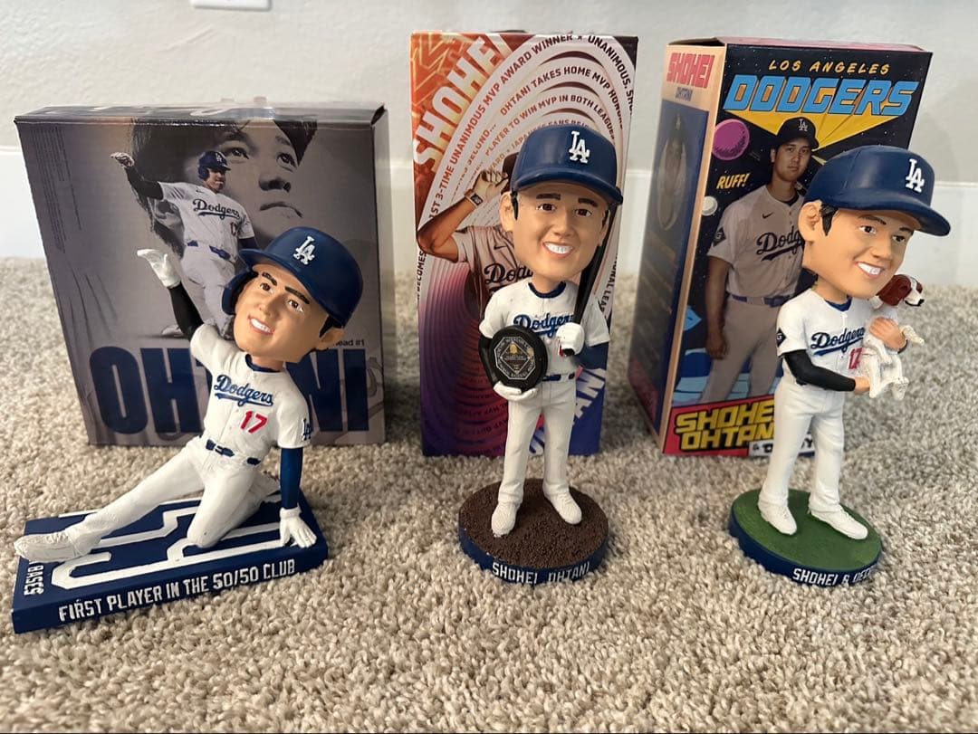 大谷翔平ボブルヘッド　3体セット