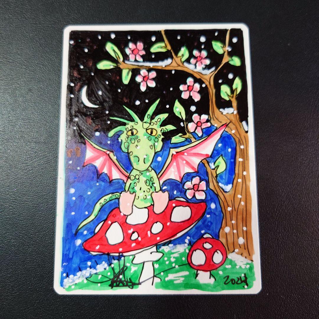 チビ・ドラゴン スケッチアート アーティストプルーフ MTG Amy Weber