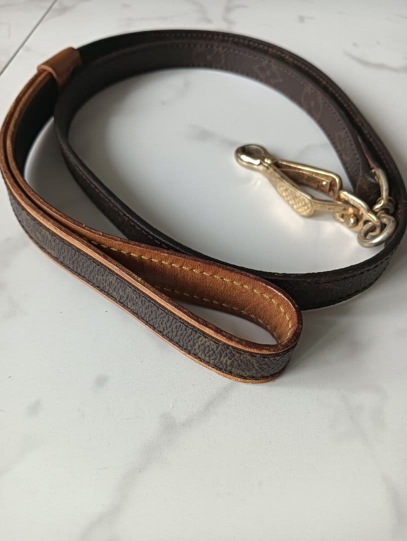 Louis Vuitton レザーリード 首輪
