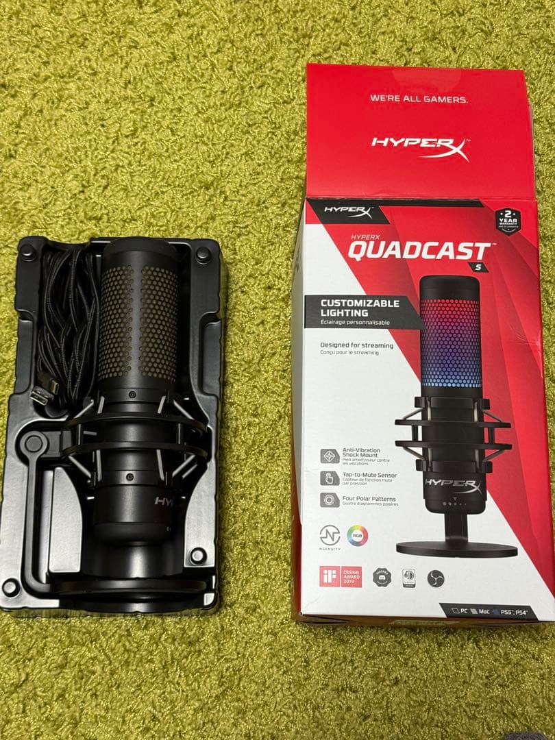 HyperX QuadCast S マイク