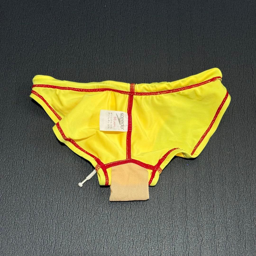 Speedo 競泳水着 イエロー/レッド SSサイズ