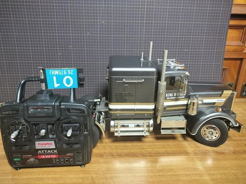 し*ん様 タミヤ 電動RC 1/14　レーラーヘッド キングハウラー メタリック