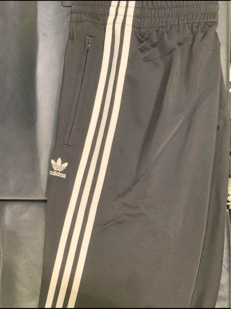 adidas サテン ワイドレッグ トラックパンツ2xl