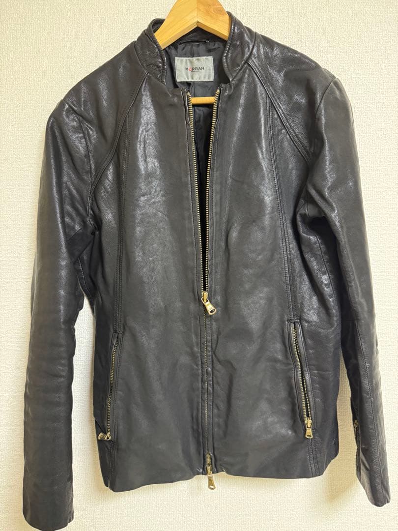 期間限定値下げ！ MORGAN HOMME 黒レザージャケット