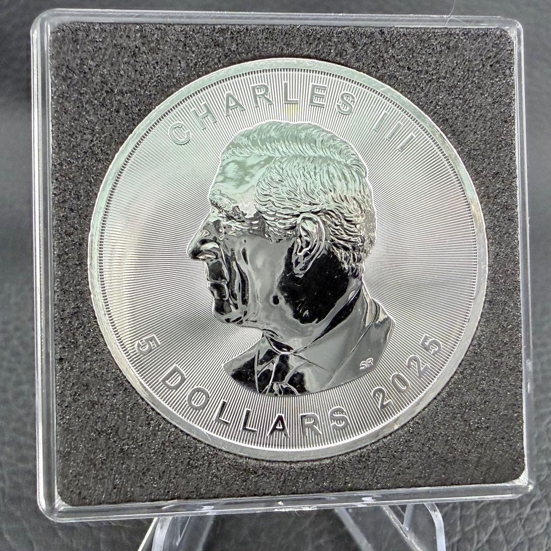 メイプルリーフ 銀貨 カラー ハロウィンナイト 黒台座付き 1オンス 1oz