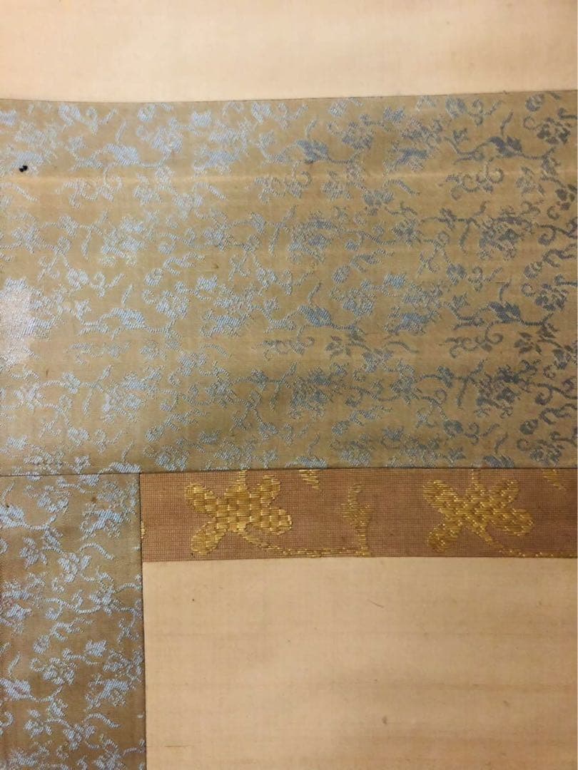 模写　酒井抱一 『秋草之図』 /掛軸 肉筆 時代箱　日本画