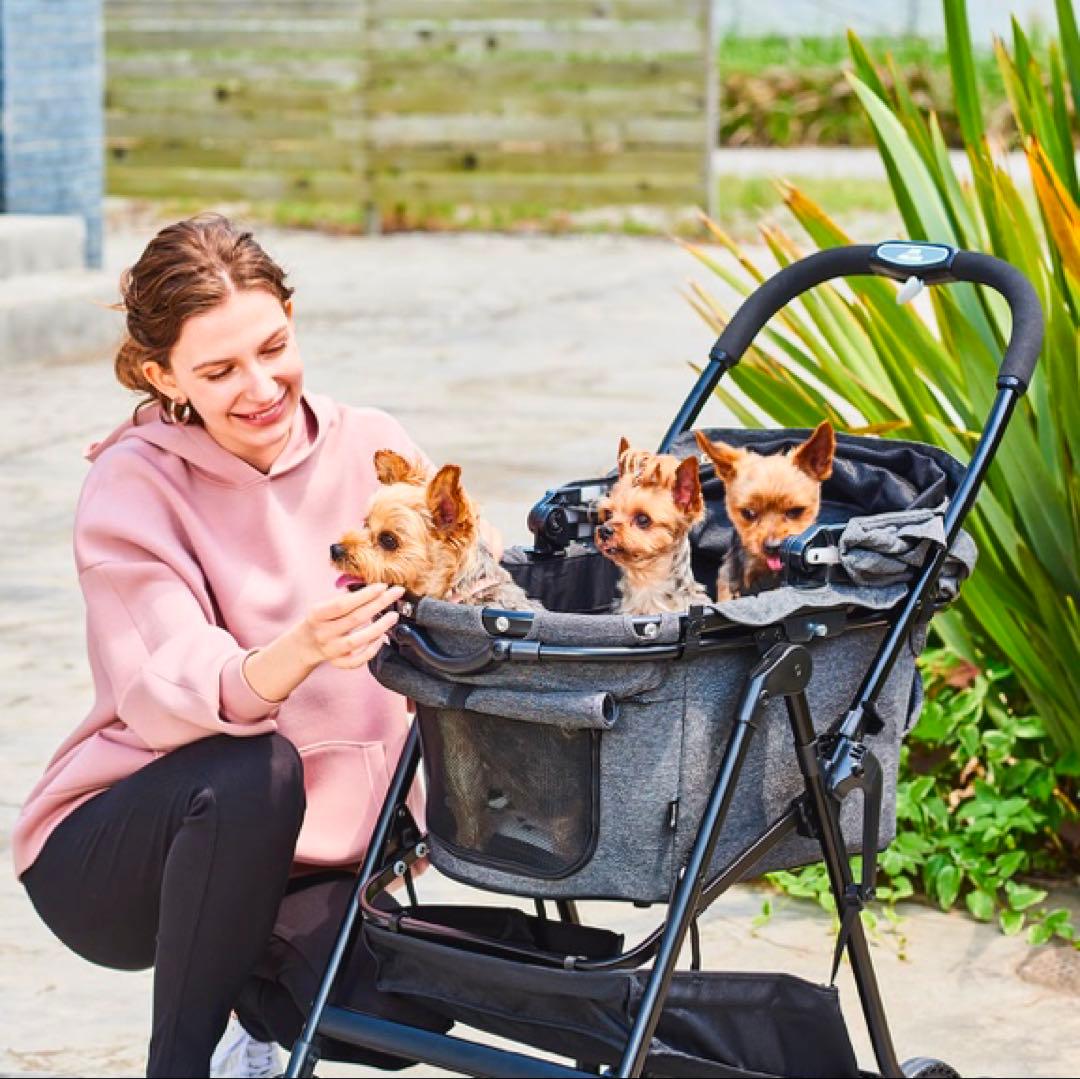 コムペット ミリクランアルファ　ペットカート 30kg 多頭