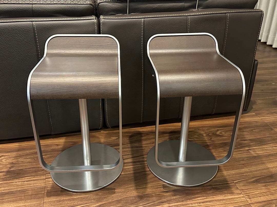 イタリア ラパルマ LEM AZUMI カウンター チェア スツールロータイプ②