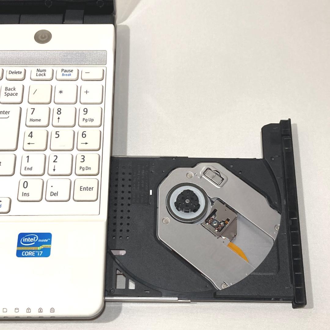 初心者✨超速&SSD・カメラ・DVD✨白✨すぐ使えるノートパソコン◇T419-3