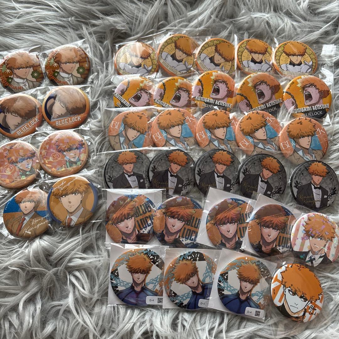②ブルーロック 國神錬介 缶バッジ まとめ売り