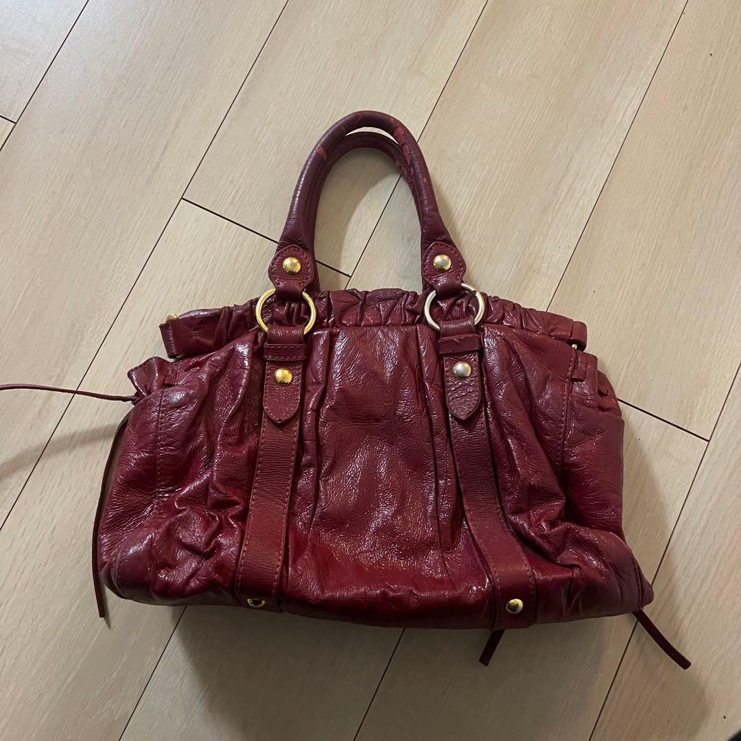 正規品 miumiu バッグ 2way