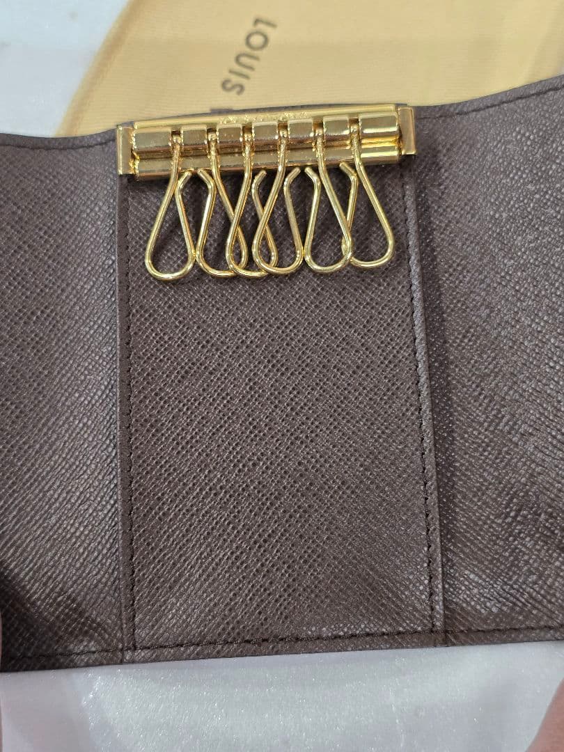 極美品✨　ルイヴィトン　 ダミエ　6連レザーキーケース　MT699