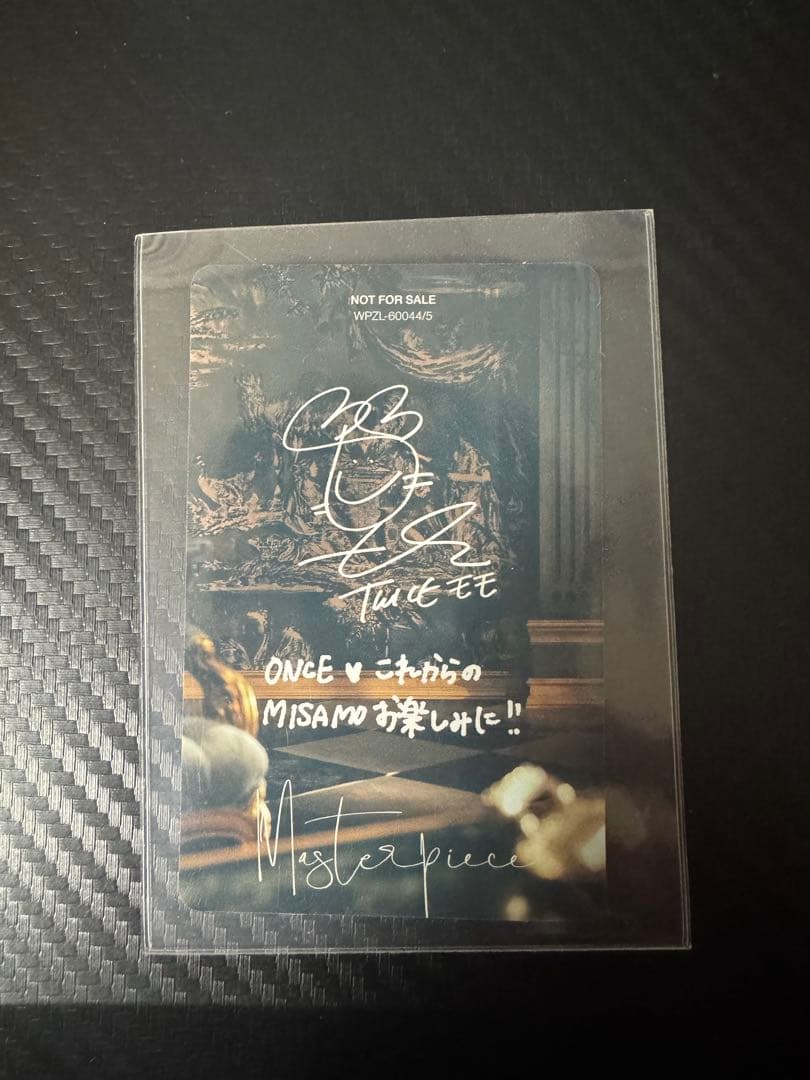 TWICE MISAMO Masterpiece モモ　お渡し会 トレカ