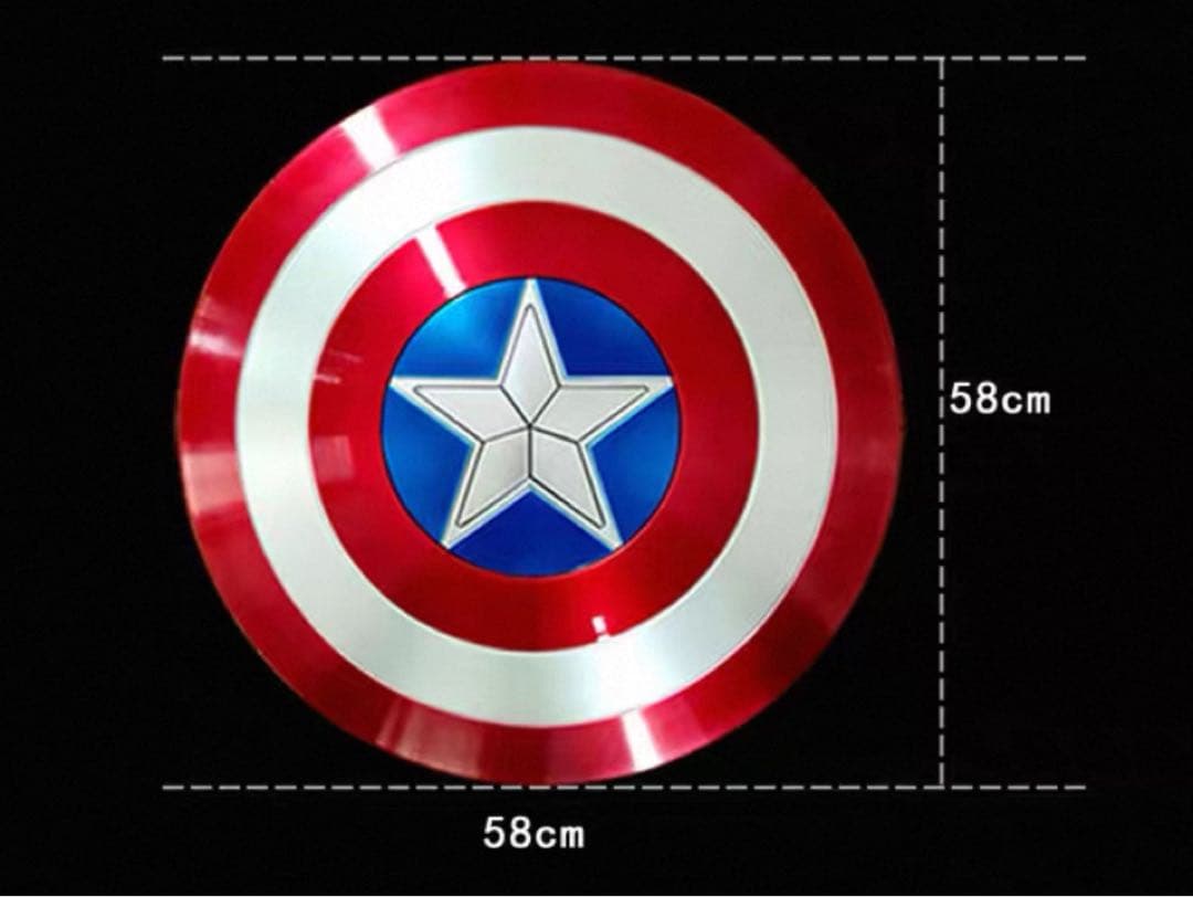 新品キャプテン・アメリカ 盾 58cm