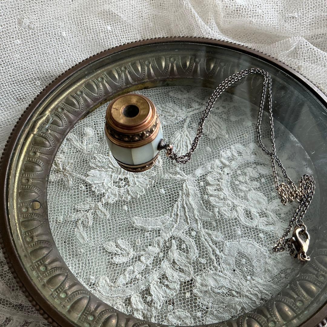 【専用】フランスアンティーク　ミニチュア　シアター望遠鏡　ペンダントトップ