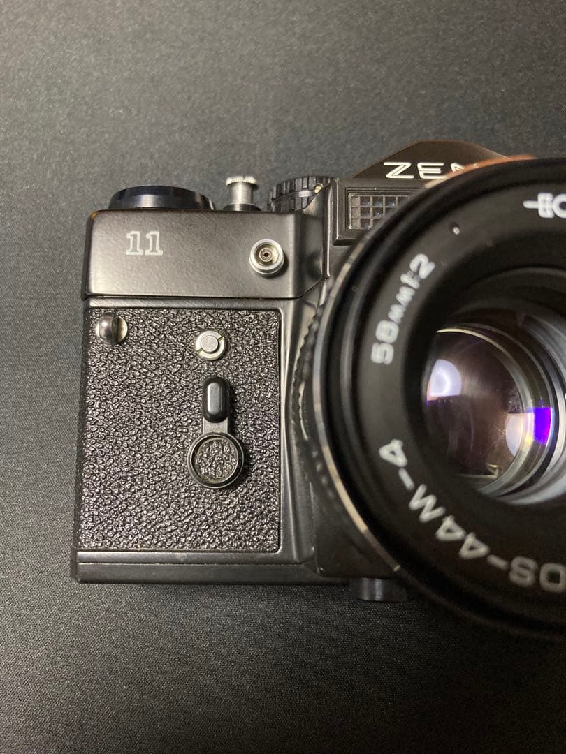 ZENIT 11・フィルムカメラ ＋ レンズhelios 58mm f2film