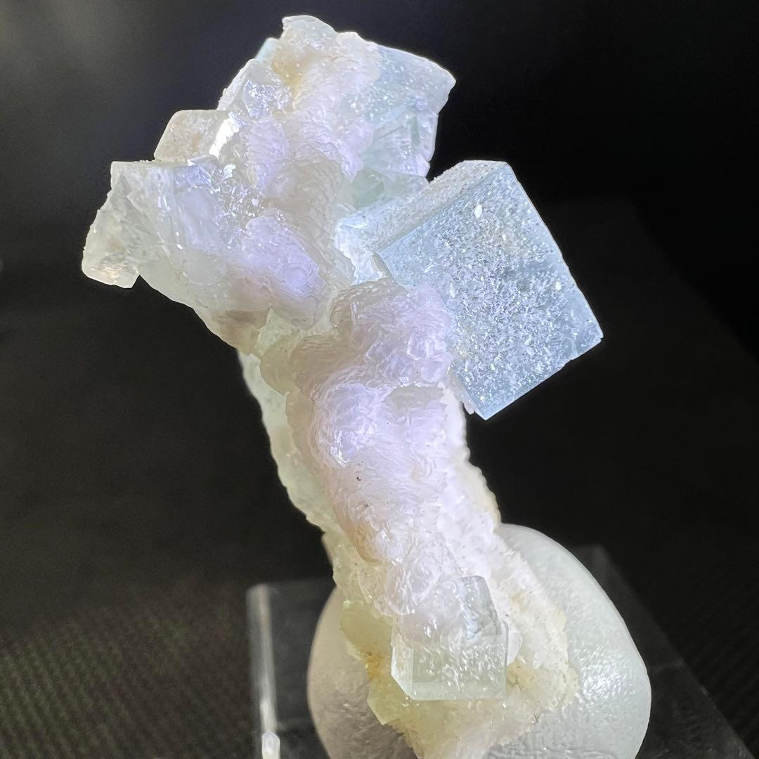 シャンファーリン産　雲雲モクモク(^^) マスカットグリーンフローライト