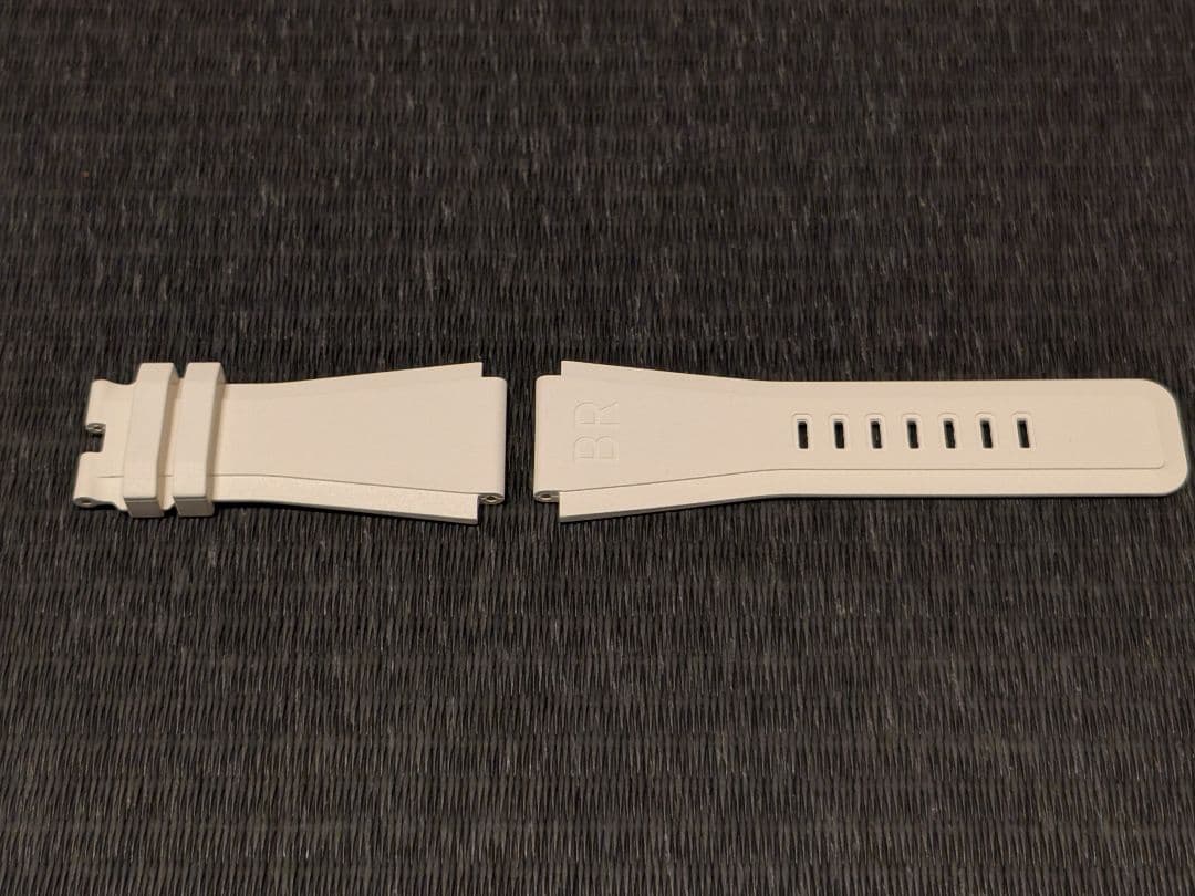 未使用！ベルアンドロス　Bell&Ross　ラバーベルト　ホワイト　純正品