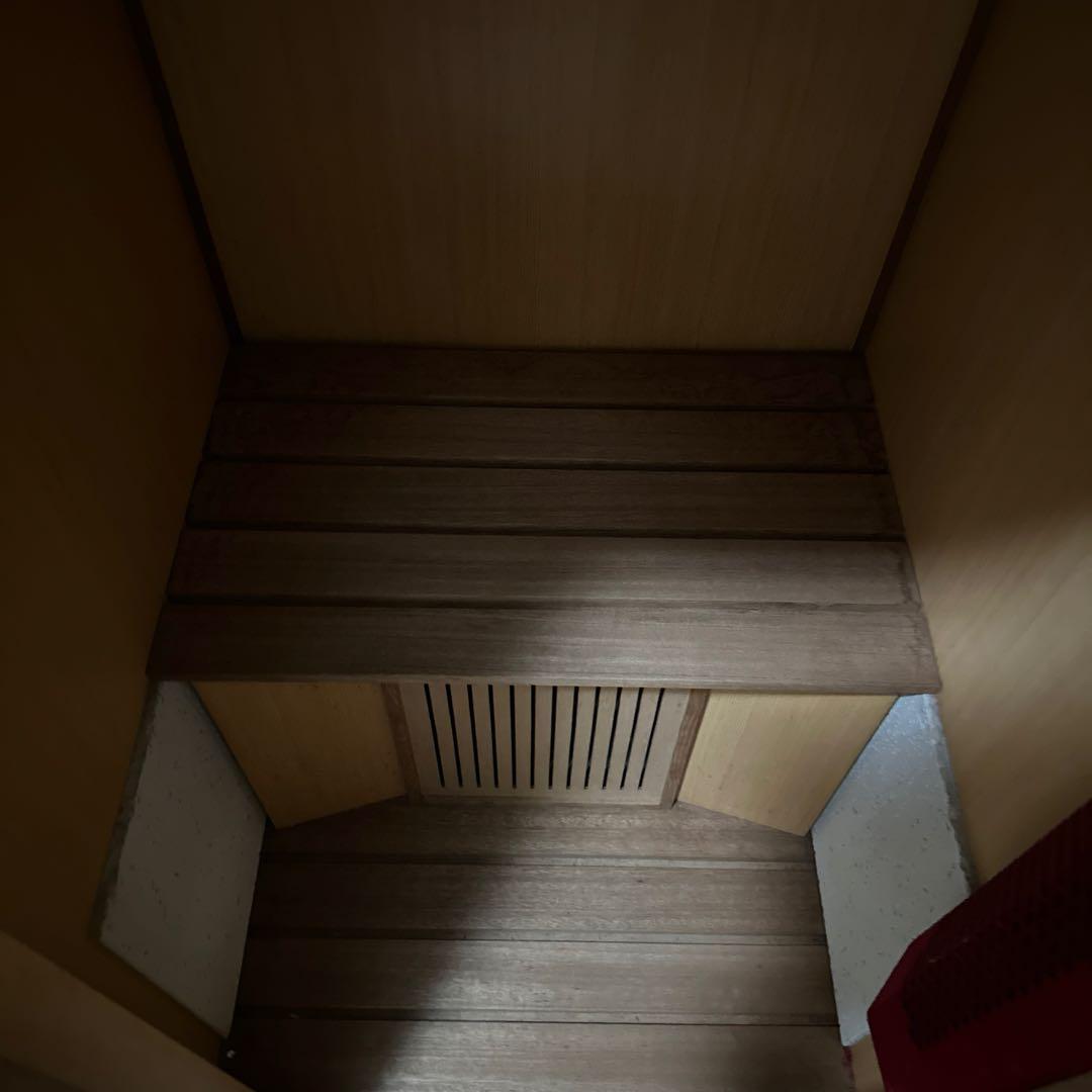 木製サウナ 温度計付き