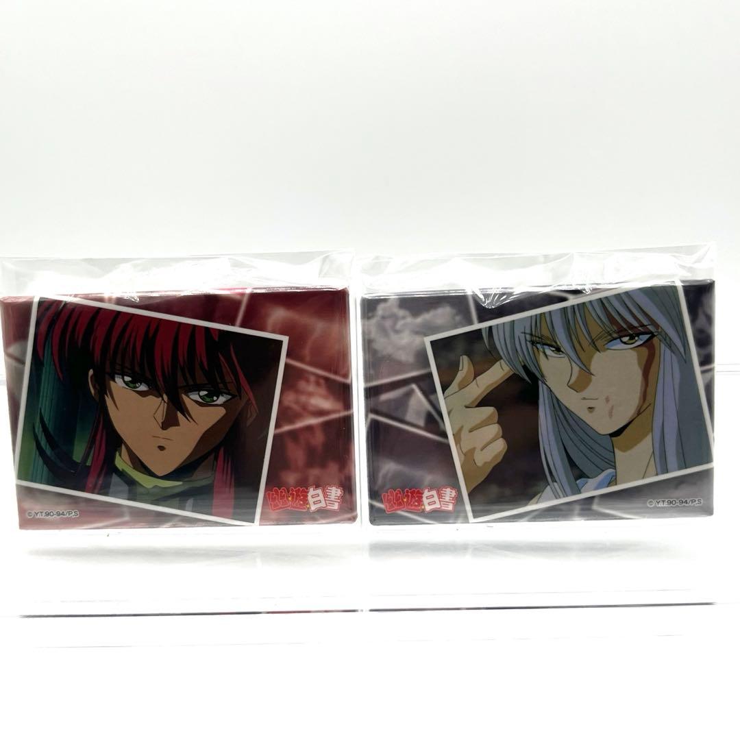 幽☆遊☆白書 場面写 スクエア缶バッジ 全12種コンプセット