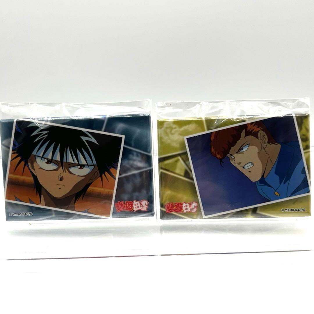 幽☆遊☆白書 場面写 スクエア缶バッジ 全12種コンプセット