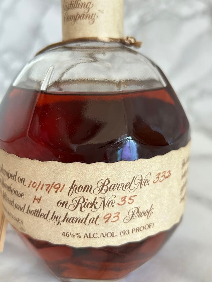 Blanton's ブラントン シングルバレルバーボン 750ml 1991年
