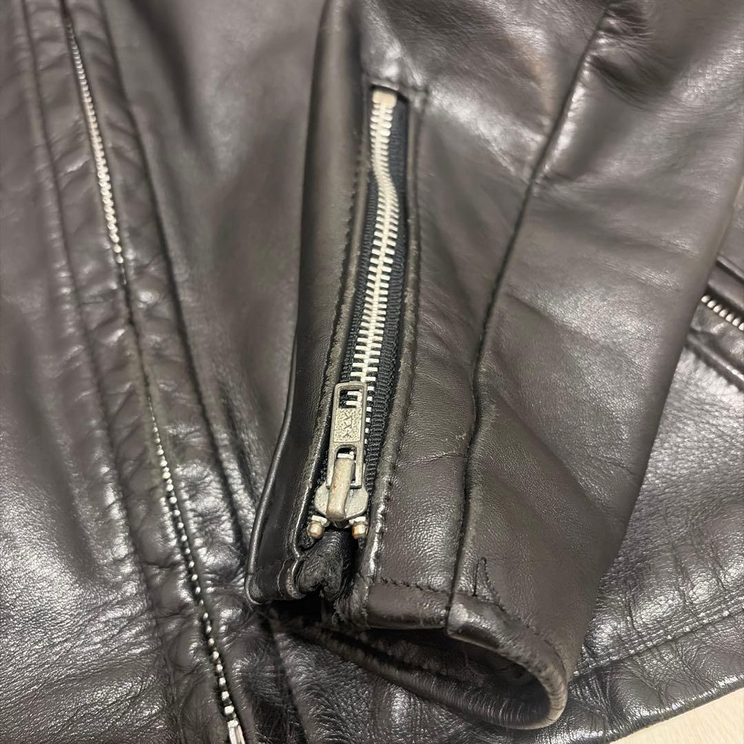 品番 Schott 643 レザー シングルライダース 34 ボアライナー