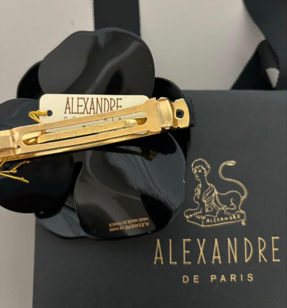 【新品未使用】アレキサンドルドゥパリ　カメリアバレッタ大型LISERAI8センチ