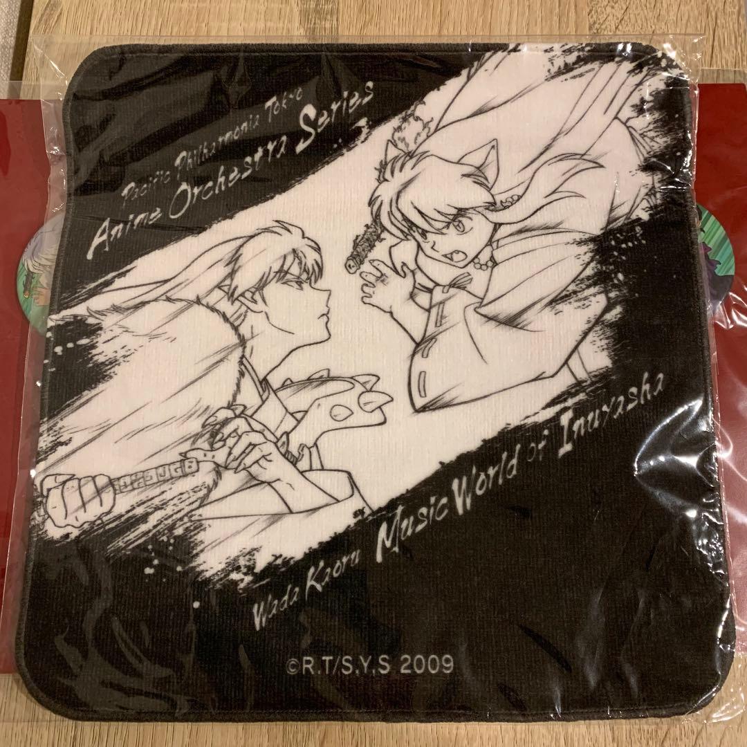 犬夜叉 和田薫 オーケストラ 缶バッジ セット ハンドタオル 新品未開封品